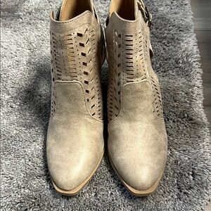 Taupe Ankle Boots for Women
